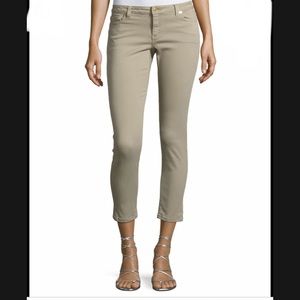 Michal Kors Izzy Skinny Jeans Army Green |Size 10|